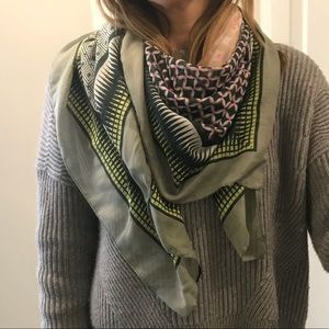 H&M square scarf
